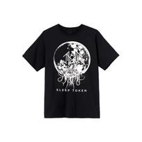 Sleep Token Metalo Grupės Medvilniniai Marškinėliai Unisex Vyrams Moterims Gerbėjams Trumpomis Rankovėmis Topai Mados Prekės Ženklas Vasaros Kasdieniai S juoda