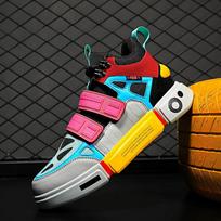 Nauji batai vyrams Spalvingi sportbačiai Oro tinklelis Laisvalaikio sportiniai batai Berniukui Mergaitei Gatvės Šaunūs Hiphopas Plokščiapadžiai Riedlenčių batai 36-45 36 rožinė