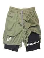 Men's Jujutsu Kaisen Anime Sport Compression Shorts - Quick-Dry, Two-in-One Design XXL beige