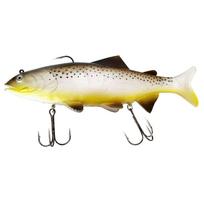 Cross-border Long Cast Weighted T-tail Soft Bionic Lure beige