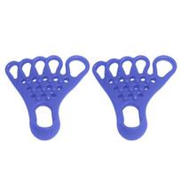 1 Pair Toe Separator Feet Overlapping Toe Bunion Valgus Hammertoe Stretching Equipment Corrector Foot Pain mėlyna