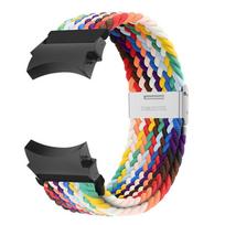 20mm Band for Samsung Galaxy Watch 7/4/5/6/pro/classic 45mm 44mm 43mm 47mm No Gaps nylon bracelet correa Galaxy watch6 7 strap Galaxy watch 7 40mm black