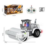 1/30 RC Excavator Engineering Car Remote Control Panel Truck RC Model Car Playthings Cars Engineering Eletric Vehicles Bulldozer Truck Model gray