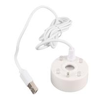 Rūko generatorius USB spalvoti LED žibintai 5V   Garso fontano purkštuvas tvenkiniui, alpinariumui, žuvims   Kriauklei