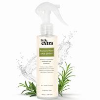Little Extra Rosemary Water Spray for Hair Growth & Hair Fall Control - Strengthens Hair, Adds Shine, Thicker Hair, Hydrates Scalp, Reduces Dandru white