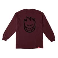 Spitfire Wheels Marškinėliai ilgomis rankovėmis Bighead Bordo/Juodi L black