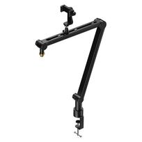 Premium Boom Arm Stand for Mobile Phone & Computer - Ideal for Live Streaming & Video Recording Microphone Stand with Phone Holder juoda