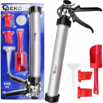 Wyciskacz Geko G00667 Do Silikonu I Mas Szpachlowych 600 Ml + Końcówki