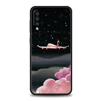 Phone Case For Samsung A56 A36 A26 A54 A52 A24 A14 A50 A70 A40 A06 A12 A22 A34 A42 A32 5G A04s A16 Cover Aircraft Plane Airplane For Samsung A20e black