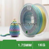 3D Printer Filament PLA 1.75mm Silk Filament PLA Rainbow 3D Printing Plastic Material Multi-color