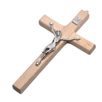 Crucifix Figurines Religious Erretter Inspired 2 Pieces Cross for Temple Living