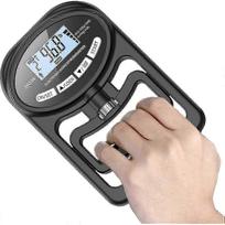 Digital Hand Grip Strengthener & Tester - Fitness Training Device with Accurate Meter mėlyna