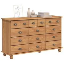 ASKIM Brown Drawer Chest of Drawers 79 x 40 x 133.5 cm