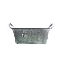 Flower Pots Metal Iron Plant Pots Holders Large Fence Railing Balcony Garden Bucket Planter for Indoor Outdoor