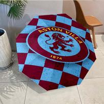 Aston Villa Crest Design Umbrella - Automatic Open/Close, Compact 8-Rib Lightweight Umbrella Essential for outdoorPicnic Accessory Fan Gifts