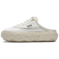 FILA ROCK Šlepetės Atsparios dilimui Ir Lengvos Žemakulnės Drobės Batai Moteriški Mikro Baltos F12W432307FWW 39 white