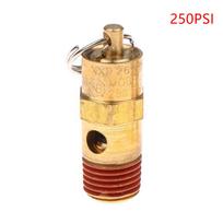 1/4'' Vyriškas NPT Oro Kompresoriaus Apsauginis Vožtuvas Slėgio Reljefui Sriegta Įleidimo Jungtis 125Psi-270Psi Slėgio Vožtuvas Apsauginis Vožtuvas