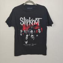 Slipknot Mens Medium Subliminal Verses World Tour 2005 Tee Black Nu Metal Goth Unisex T-Shirt S gray