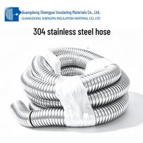 Shengpai 304 nerūdijančio plieno lanksti pramoninė žarna - atspari dilimui ir slėgiui gofruota metalinė žarna φ10 (100m per roll) - Price per meter