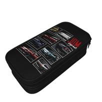 JDM Legends Pencil Cases New  Drift Car Pen Bag Girls Boys Large Storage School Supplies Gift Pencilcases 21x10.5x5cm