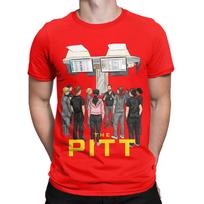 The Pitt tv show poster Graphic 100 Cotton TShirt The Pitt Tops Tees For Unisex S gray