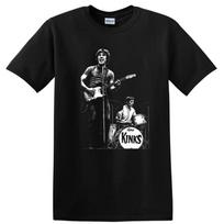 The Kinks Rock Legends T Shirt Vintage Music Band Silhouette Graphic Tee XL gray