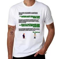 Monkey Island - How much wood could a woodchuck chuck... full dialogue T-Shirt boys whites blanks t shirts for men S balta