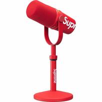 Aukščiausios kokybės Shure MV7+ mikrofonas, raudonas One-Size