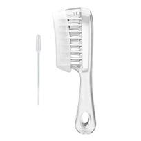 Scalp Care Massage Tool Hair Oil Applicator Comb, Refillable Applicator, Leak Proof Comb Dispenser, Massaging for Men Women Essential Dispensing white
