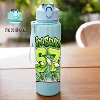 „Viena“ 750 ml plastikinis sportinis vandens butelis, žalias