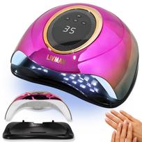 Nagų lempa LIVMAN SUN C3 su UV LED manikiūrui ir pedikiūrui – su nuimamu pagrindu, 288 W, 63 LED, brilijantinė violetinė