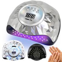 Nagų lempa LIVMAN Y13 su UV LED manikiūrui ir pedikiūrui – su nuimamu pagrindu, 248 W, 60 LED, pilka
