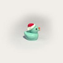 Vivid Luminous Duckling Pendant: Creative Micro-Landscape Ornament in Resin