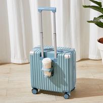 Lightweight Carry-On Travel Suitcase gray