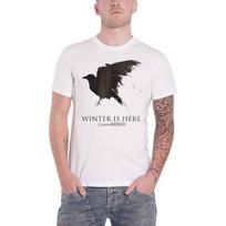 Game Of Thrones T Shirt Winter Is Here Crow Season 8 Official Mens White Size S S