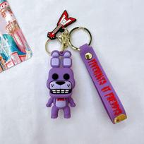Animacinis žaidimas Veiksmo figūrėlė FNAF Freddy's Fazbear Lėlė Modelis Žaislas Penki naktys su Freddy Raktų pakabukas Vaikui Gimtadienio Dovana gray
