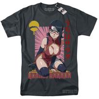 Naruto Sarada Uchiha Shirt Anime Manga Hentai Waifu Cosplay T-Shirt Unisex T-Shirt XXXXL brown