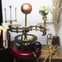 45,72 cm Karališkas Saulės sistemos modelis Visiškai veikiantis planetariumas Dangaus dovana astro entuziastams Orrery dovana gray