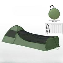 2026 New Spacious Portable Tent Outdoor Camping Mosquito Net Sleeping Bag Anti-Mosquito Pop Up Tent Ultralight žalia
