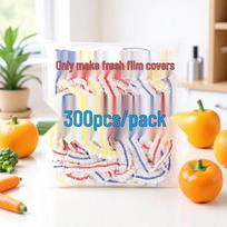 Tear-Free Transparent Food-Grade PE Fresh-Keeping Elastic Disposable Bowl Covers Lengthened 38cm gray
