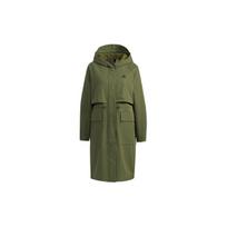 Adidas Tech Jacket Long Fleece-Lined Casual Hooded Women Jackets Military-Green GP0632 L