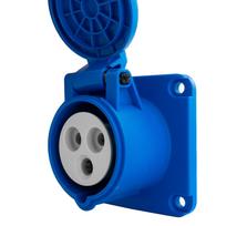 Gniazdo Tablicowe Siłowe Proste Cee 3P 16A 230V Ip44 70X70Mm Przemysłowe