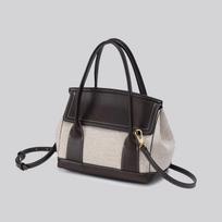 Handbag for Women, Fashionable Color-matching Business Shoulder-sling Bag kava