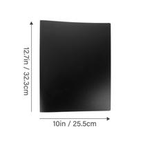 Four-Hole Student File Folder A4 Document Organizer Practical Office School Important Paper Document Folder juoda