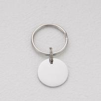 Multi-color Pet ID Tag: Anti-lost Dog/Cat Collar Pendant Keychain gray