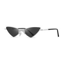 Retro Cat-Eye-Shaped Fashionable Sunglasses Triangle Frame Outdoor Sun Protection Glasses Fishing Sunglasses for Women Gift gray