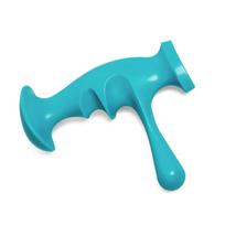 Deep Tissue Massage Tool Trigger Point Massage Tool Thumb Saver Massage Tool Manual Hand Back Massage Tool for Hand žalia