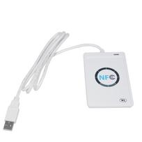 Portable 13.56 Rfid NFC USB Smart Card Reader ACR122U-A9 balta
