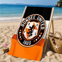 Dundee United Crest Printed Microfiber Beach Towel, Soft And Absorbent, Quick-Dry, Ideal for Summer Travel, Beach Essential, Swimming Pool 70cmx140cm(27x55inch)