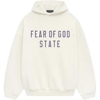 Fear of God Essentials SS25 Fleece Hoodie 'Egg Shell' Men's 192BT246252F S white